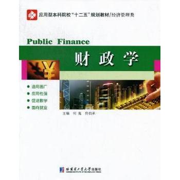 正版 财政学 何嵬，賉兄鞅?zeng 哈尔滨工业大学出版社 9787560336855 R库