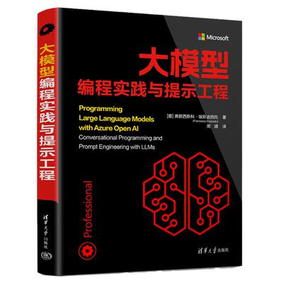 正版 大模型：编程实践与提示工程 [意] 弗朗西斯科·埃斯波西托（Francesco Esposito）著  周靖 译 清华大学出版社