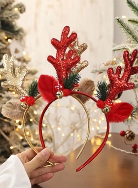 Christmas Headbands Gift Xmas Hair Accessories Headband bell