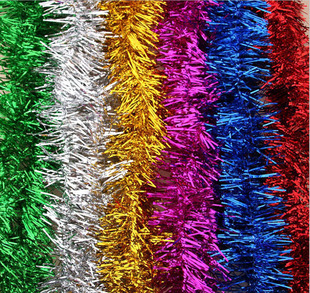 2m Glitter Tinsel Garland Colorful Christmas Tree Bar Decor