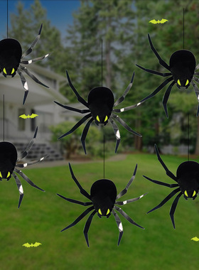 Halloween Stickers 3D Terrifying Spider Stickers万圣节布置品