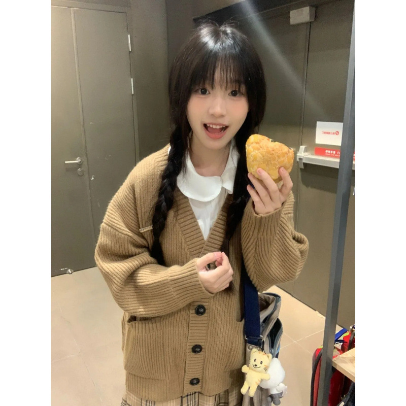 学院风jk毛衣女秋冬新款