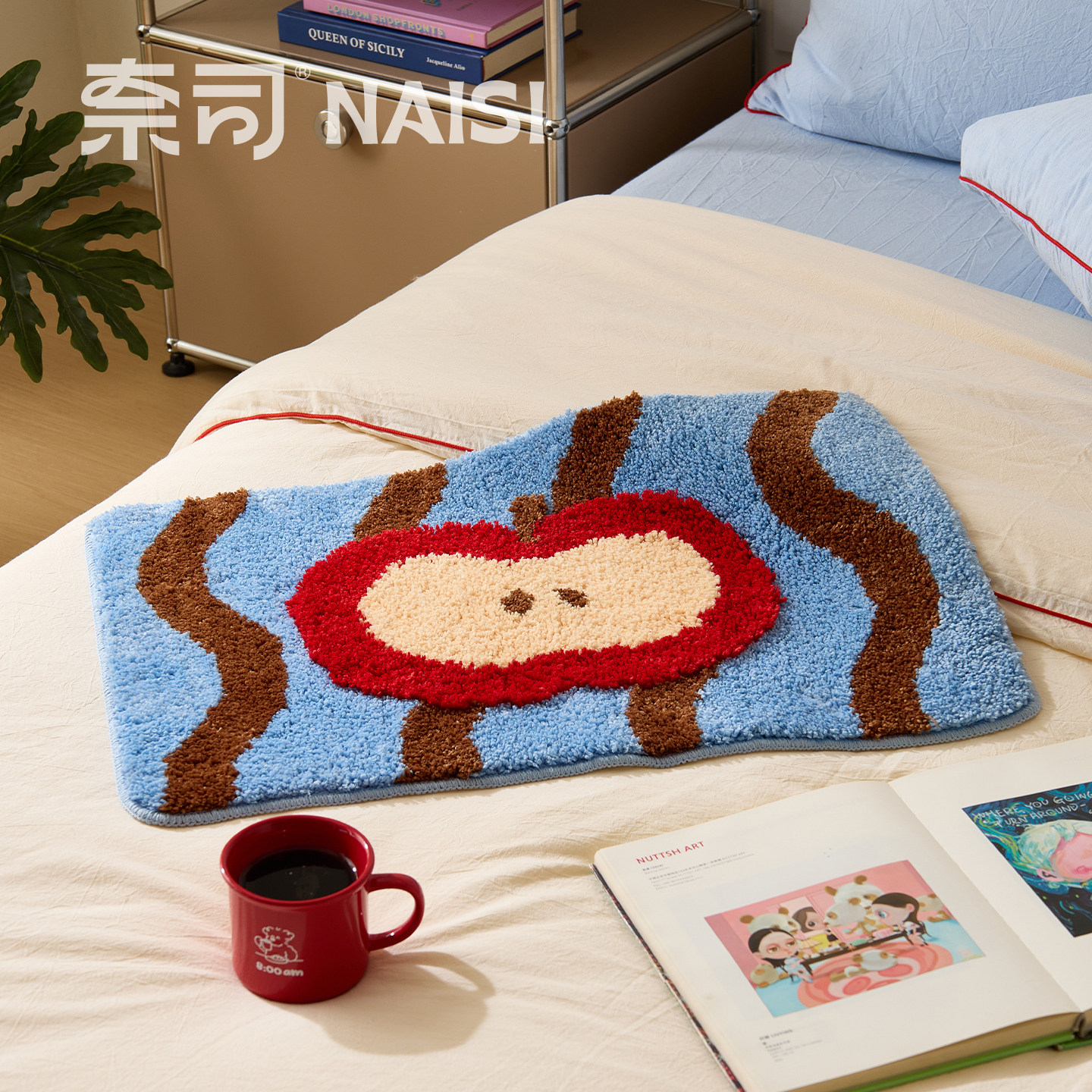 奈司地垫浴室防滑垫子厕所卡通脚踏垫卫生间门口加厚毛绒吸水地毯,家庭/个人清洁工具,地垫,淘宝优惠券,粉丝福利购,淘宝优惠卷