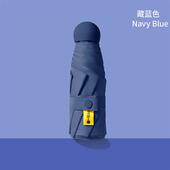 超强防晒太阳伞晴雨两用防紫外线五折伞轻便黑胶遮阳伞订制广告伞