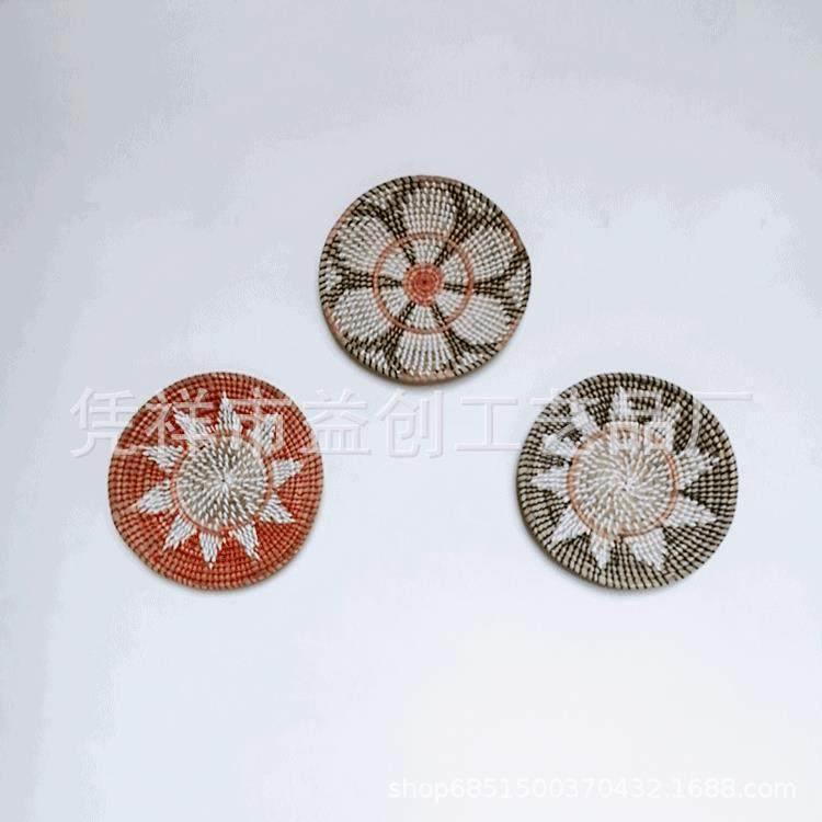 欧式蔬菜蓝碗波西米亚卧室民宿墙面装饰板室内外壁挂件波西米亚风