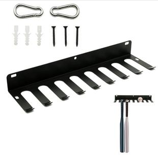 跨境创意金属球棒收纳架壁挂式棒球展示架简约球棍支架棒球支架