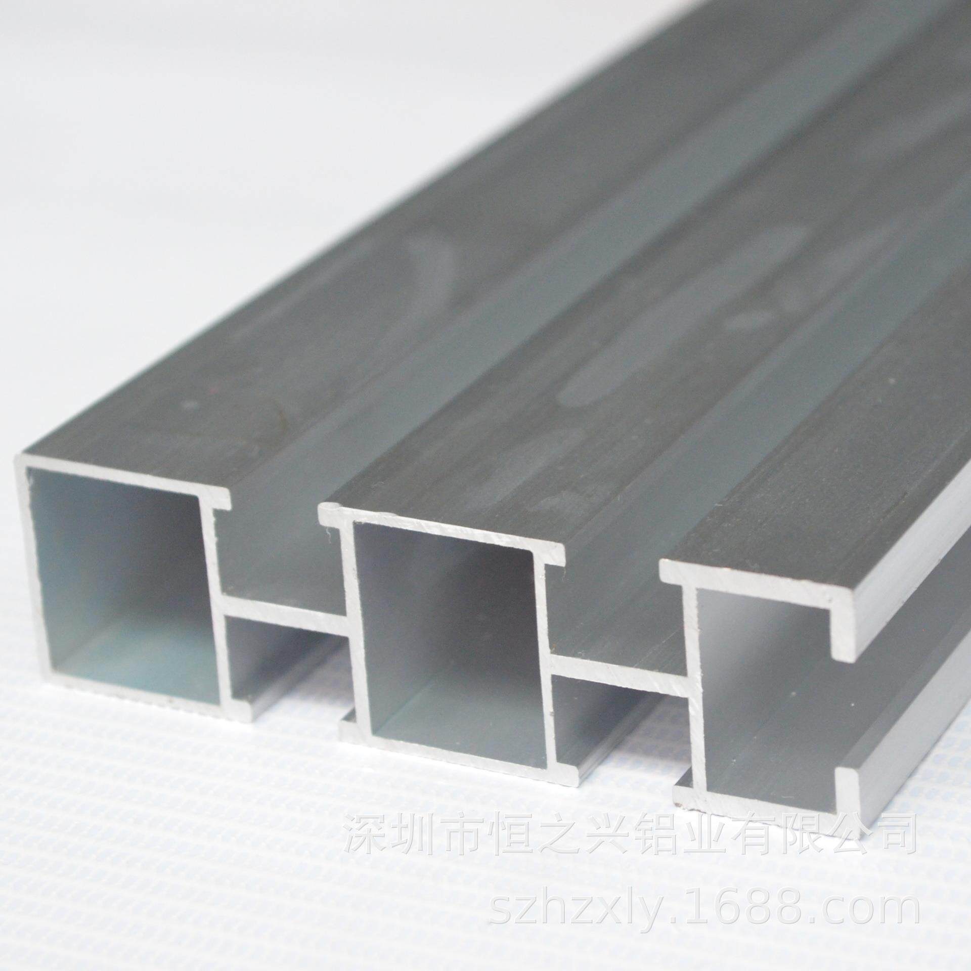 供应多种护边滚筒铝型材导轨铝合金6063T5导轨铝材扁型工业铝型材