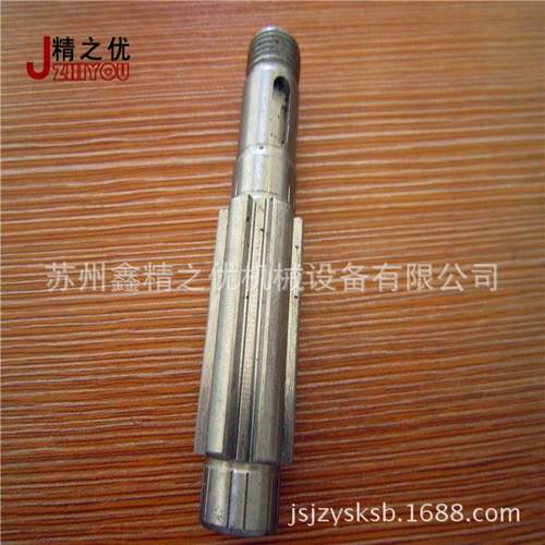 炮塔铣床齿轮箱花键轴_小齿轮轴A60_同步皮带轮轴_换挡齿轮轴