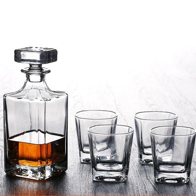 欧式水晶玻璃酒樽威士忌酒瓶洋酒瓶酒具套装客厅装饰摆件储酒瓶