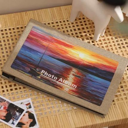 小本自粘布艺相册情侣相册本影集纪念册5寸家庭记录覆膜收纳本