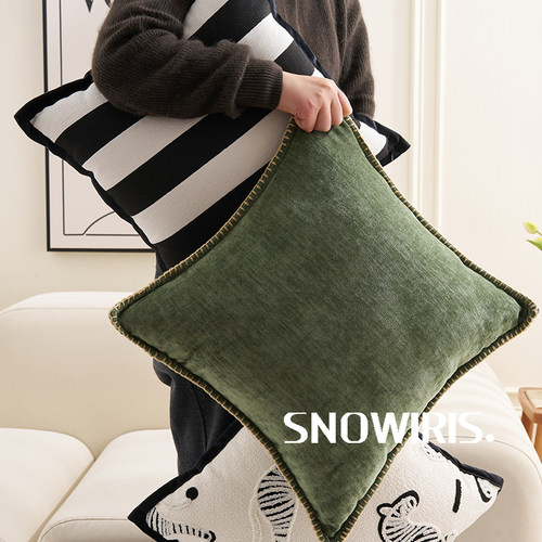 简约风抱枕动物斑马条纹黑白靠垫