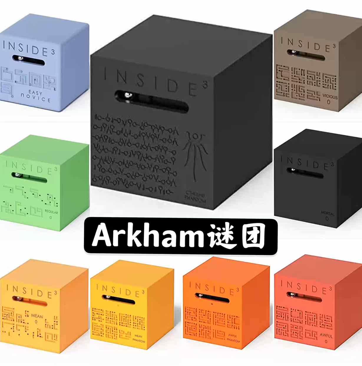 法国inside3立体迷宫 原装进口puzzle 3d烧脑智力益智密玩具走珠