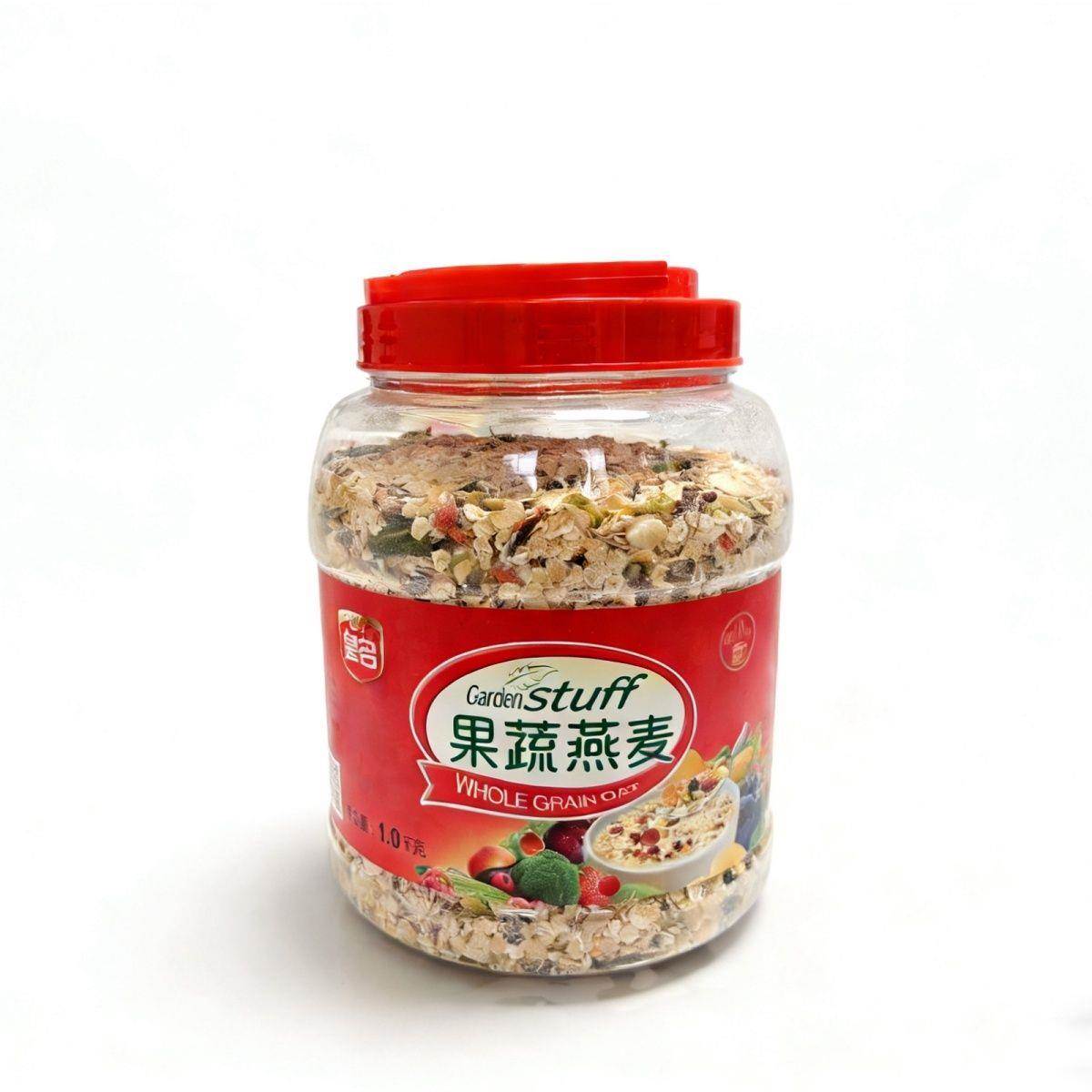 果蔬燕麦片1000g罐装 混合水果蔬菜麦片粗粮代餐免煮早餐谷物
