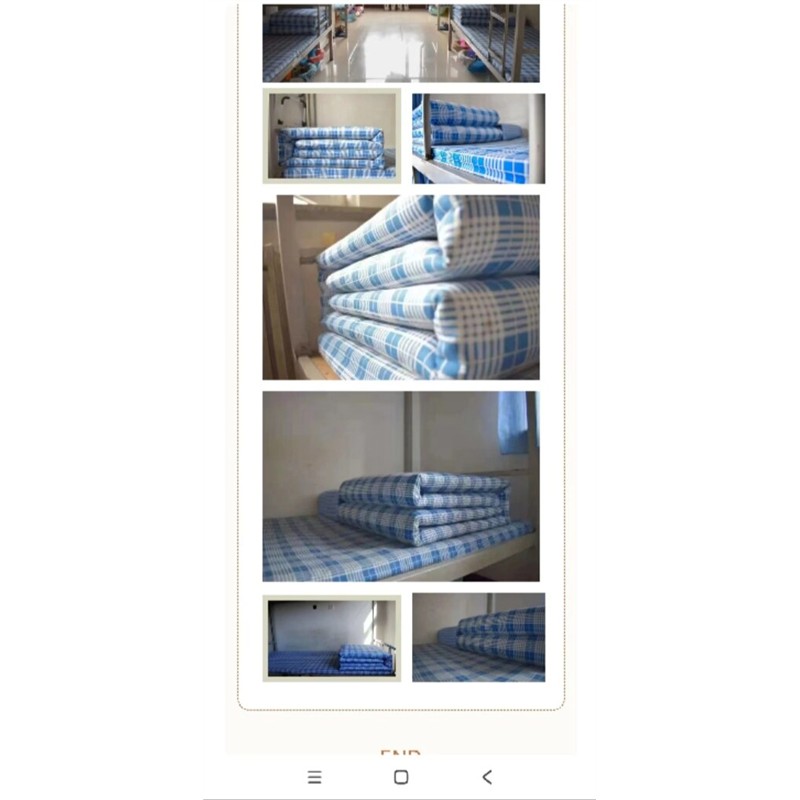 学生宿舍上下床小蓝格三