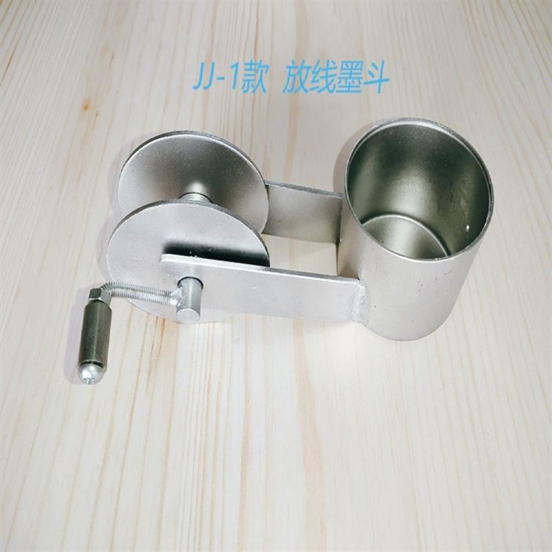 专业铁墨斗铁制建筑工程老式手摇耐摔木工工地装修专用放线划线器