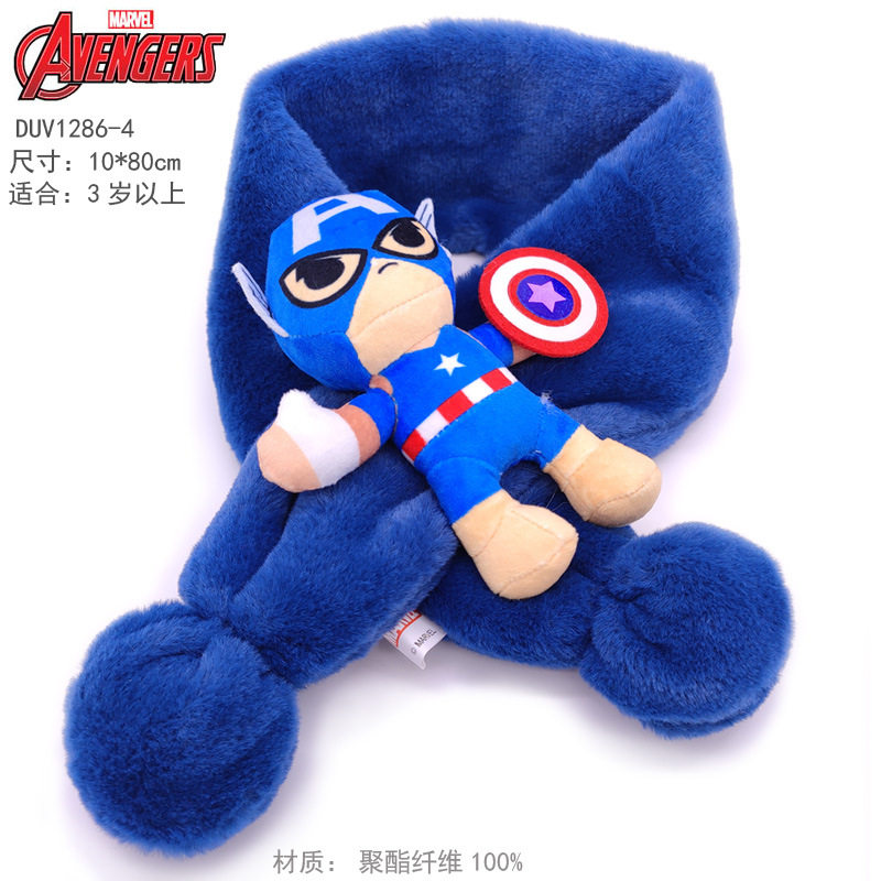 2022 가을 겨울 새로운 어린이 스카프 겨울 따뜻한 냉동 엘사 엘사 공주  소녀  스카프