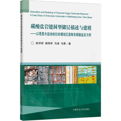 正版现货 碳酸盐岩缝洞型储层描述与建模（以塔里木盆地哈拉哈塘地区奥陶） 中国矿业大学出版社