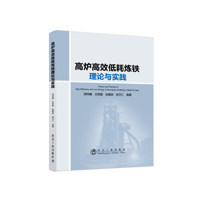 【推荐】高炉高效低耗炼铁理论与实践/项钟庸 王筱留 张建良 徐万仁 官方出版社自营正品新书 炼铁著作