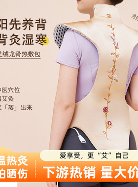 电热金艾炙阳热敷包龙骨艾灸家用草本暖灸背部三伏晒背平替三伏灸