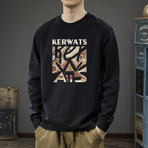 2025新款260克纯棉长袖T恤