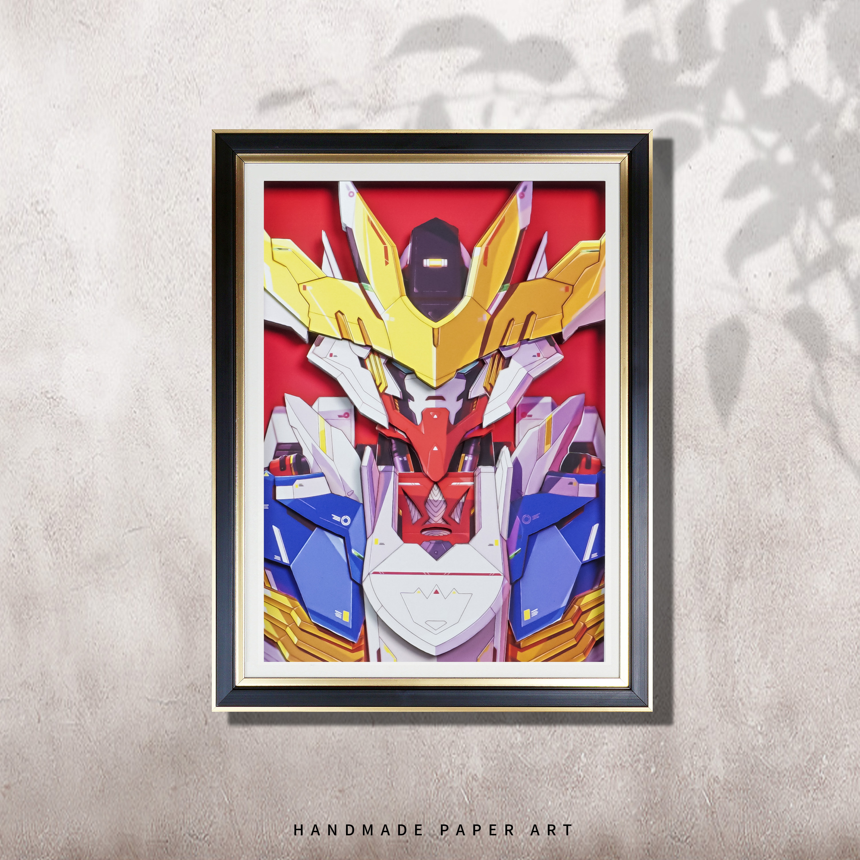 高达万代系列巴巴托斯帝王形态立体画客厅背景壁画卧室玄关3d挂画