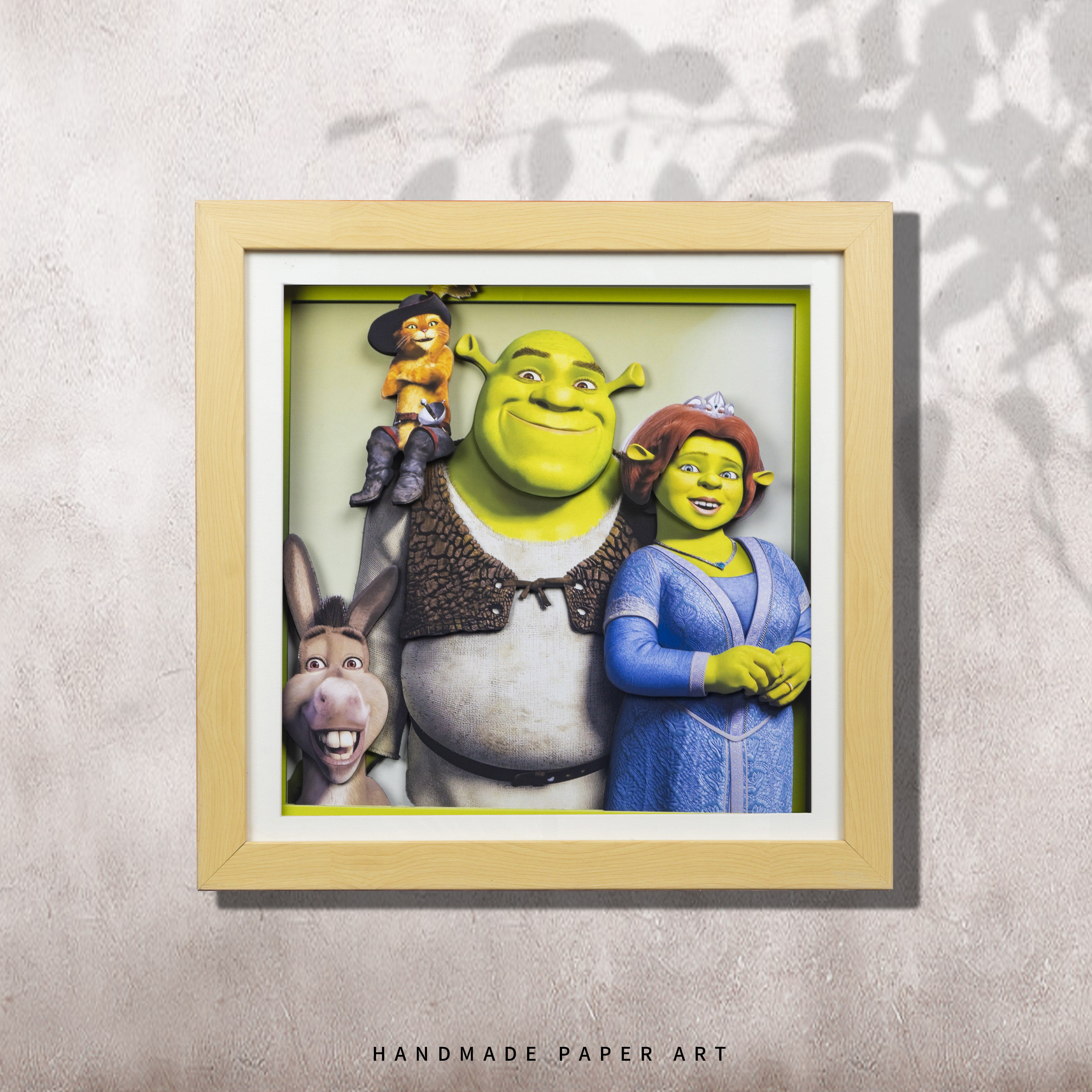 怪物史瑞克动漫立体画史瑞克小合集周边手办装饰画客厅卧室3d挂画