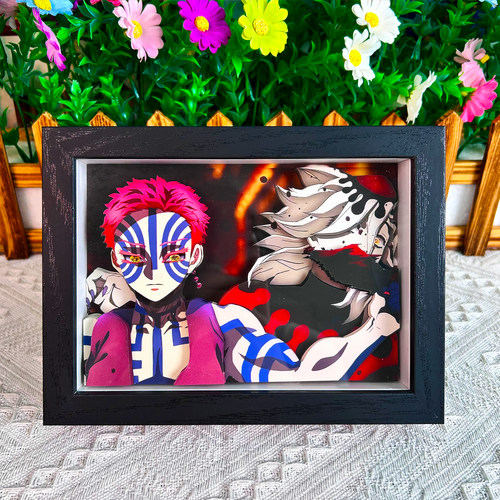 鬼灭之刃3d动漫周边灯光立体画
