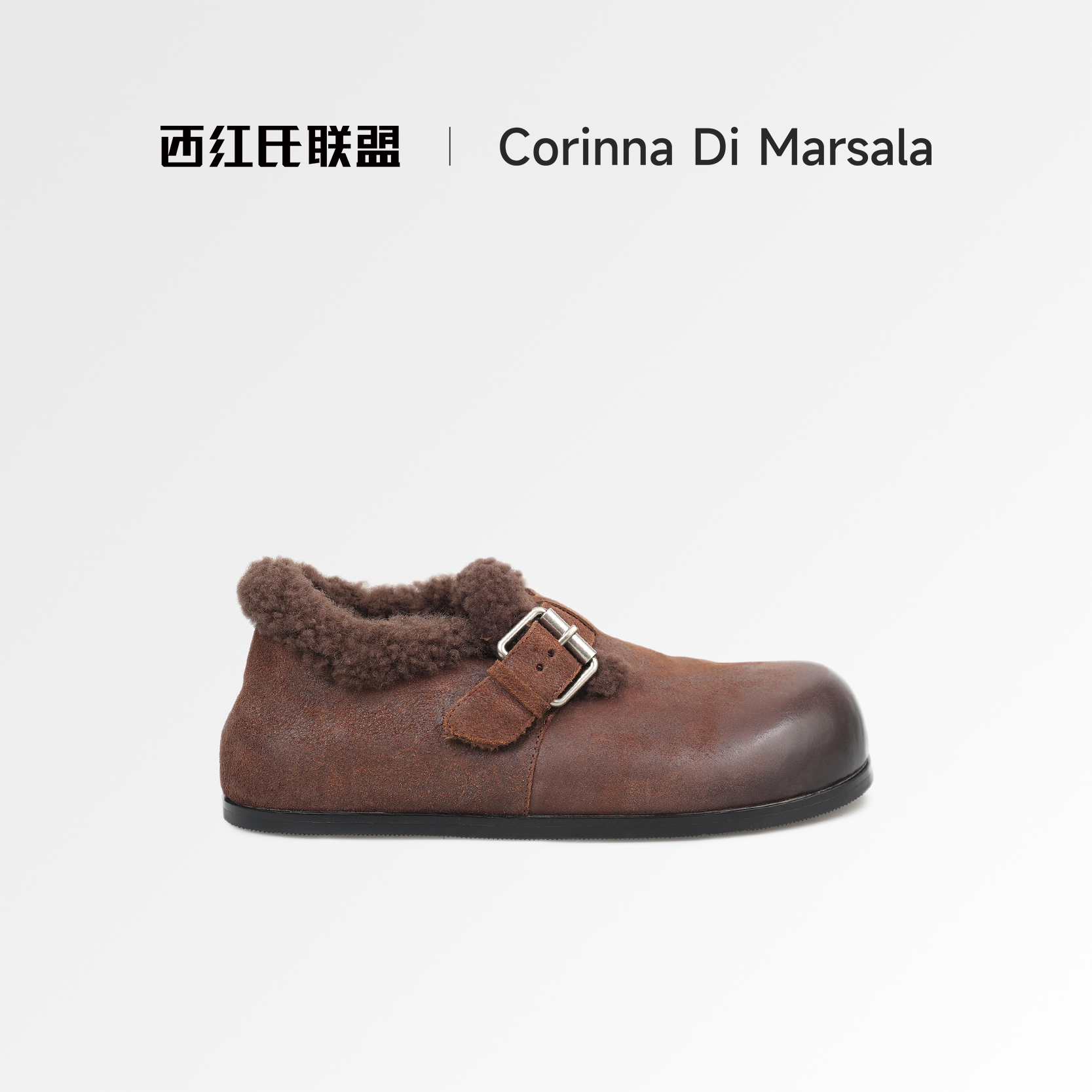 加绒羊毛勃肯鞋女2025新款