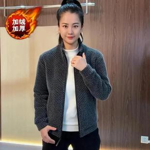 族然冬季 轻奢帅气休闲免F烫抗褶皱夹克外套连帽卫衣 时尚