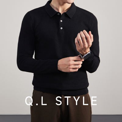 老钱风帅气时尚毛衣男