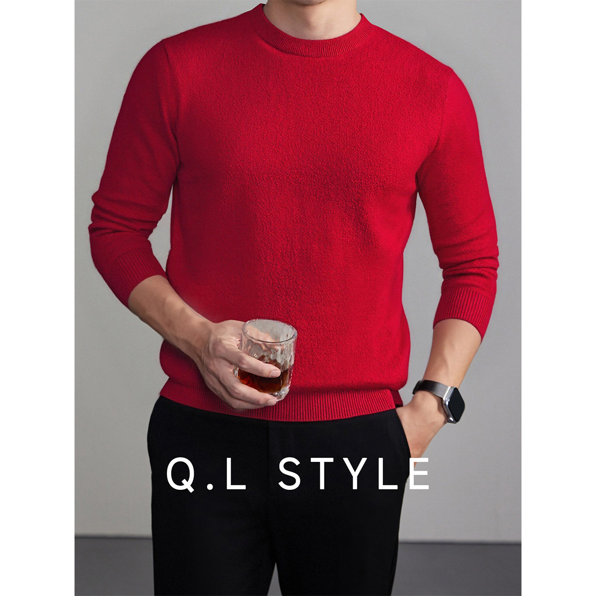 QL针织衫圆领秋季内搭