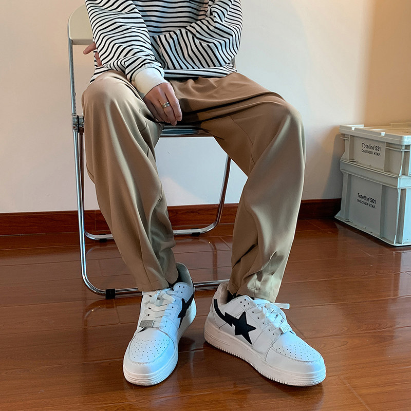 港风B美式高街小众设计束脚裤拉链运动长裤卫裤KN8958-P58图片