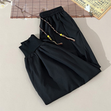 新中式A风小众设计冰丝嘻哈飞鼠裤哈伦裤K158-P58控78，男装休闲裤，电商A005A