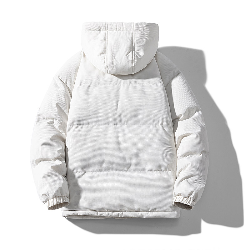 得物白底A华夫格羽绒棉服男棉袄连帽棉衣A005A-MN8825P115控148,男装棉衣,电商A005A