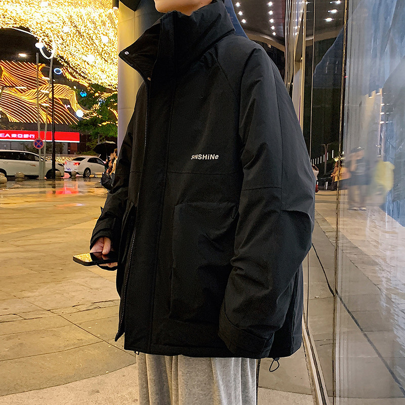 冬季外套男F工装大口袋羽绒棉服加厚保暖棉衣冲锋衣男88103-P128,男装棉衣,电商A005A