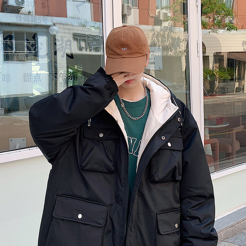 港风A户外棉服男工装多口袋冲锋棉衣男A005A-MN8860P135控168图片