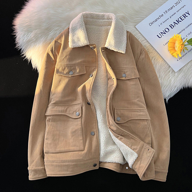 毛毯平铺B羊羔毛工装棉衣灯芯绒棉服男A005A-JN8868P110控138,男装夹克,电商A005A