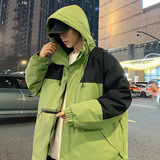 冬季外套男H工装大口袋连帽羽绒棉服加厚棉衣冲锋衣男88301-特P88，男装棉衣，电商A005A
