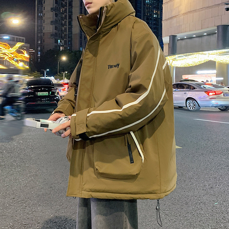 冬季外套男G工装大口袋羽绒棉服加厚保暖棉衣冲锋衣男88102-P118图片