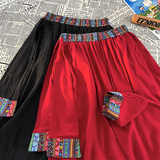 民族风D复古中式棉麻宽松大裤裆舞蹈阔腿裤K159-P75控98，男装民族服装，电商A005A