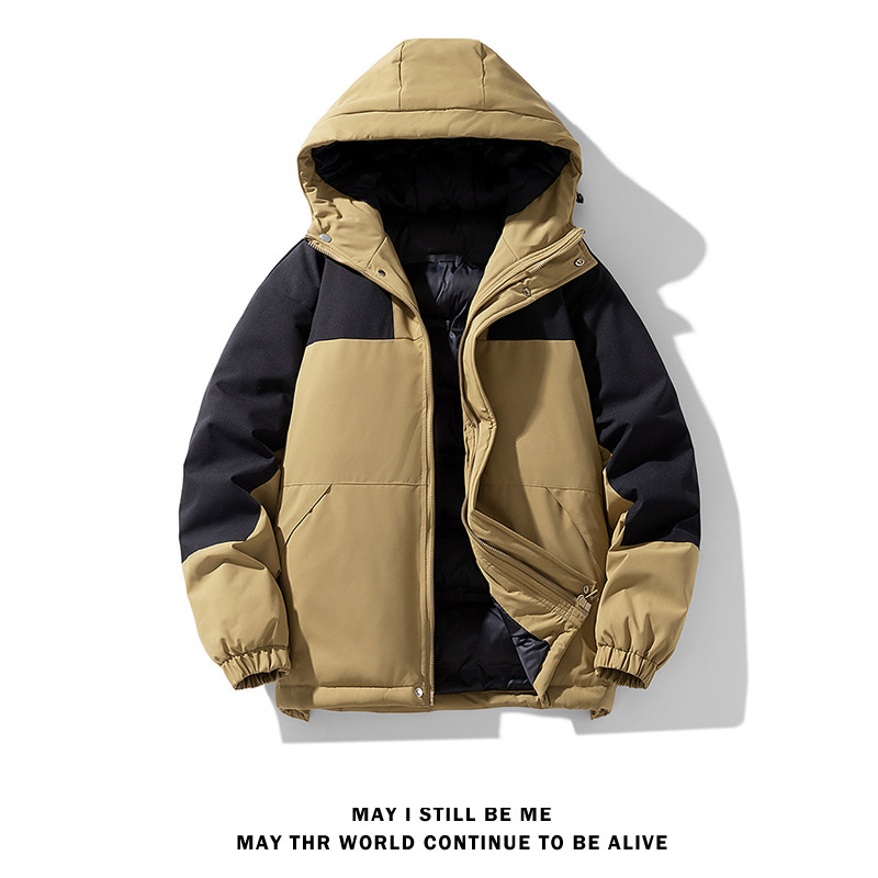 冬季外套男D工装大口袋连帽羽绒棉服加厚棉衣冲锋衣男88301-特P88,男装棉衣,电商A005A