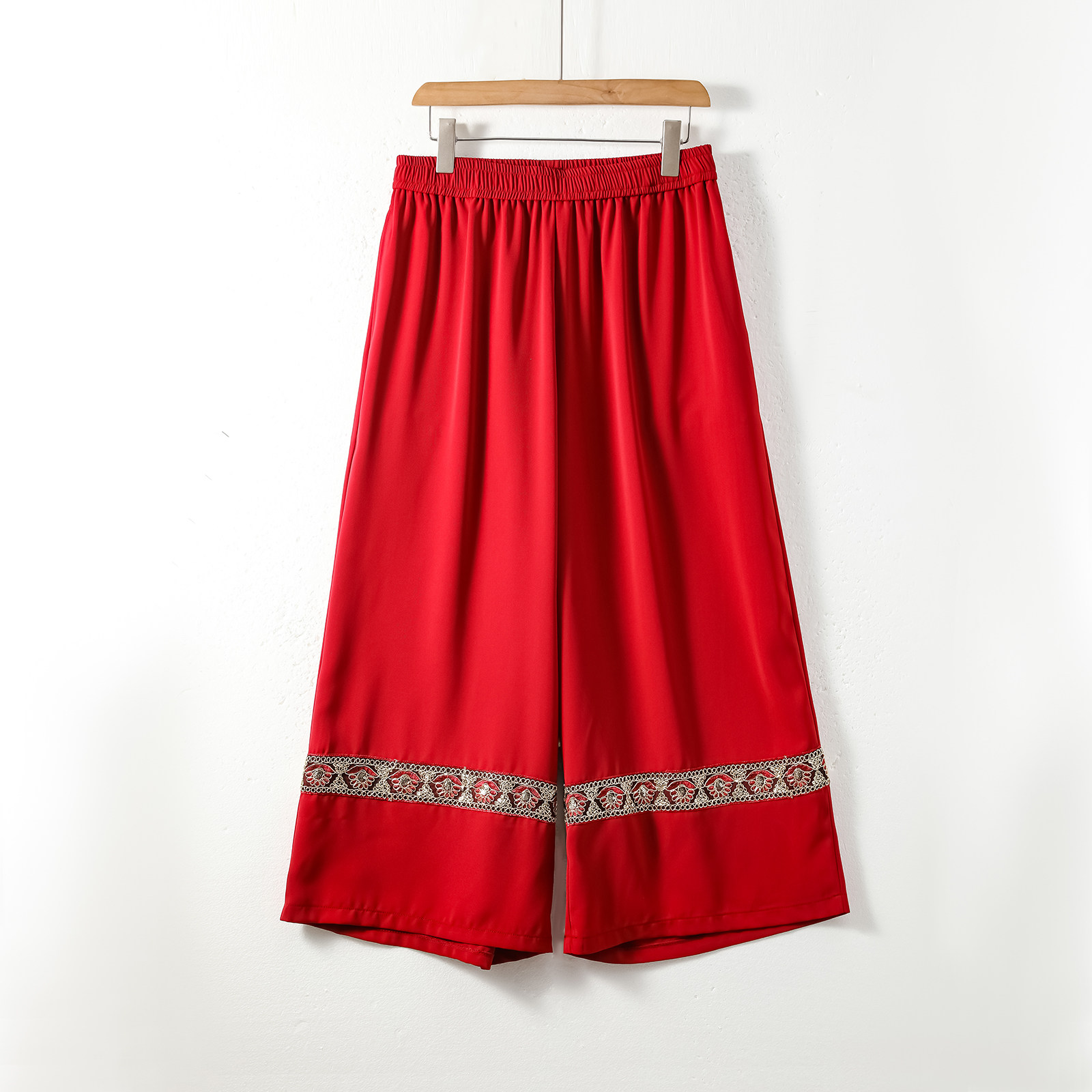 男女春夏风壮族苗族彝族瑶族演出舞蹈服饰阔腿裤K272-P68控88,男装休闲裤,电商A005A