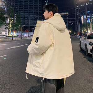 冬季外套男D工装大口袋羽绒棉服加厚保暖棉衣冲锋衣男88109-P128图片