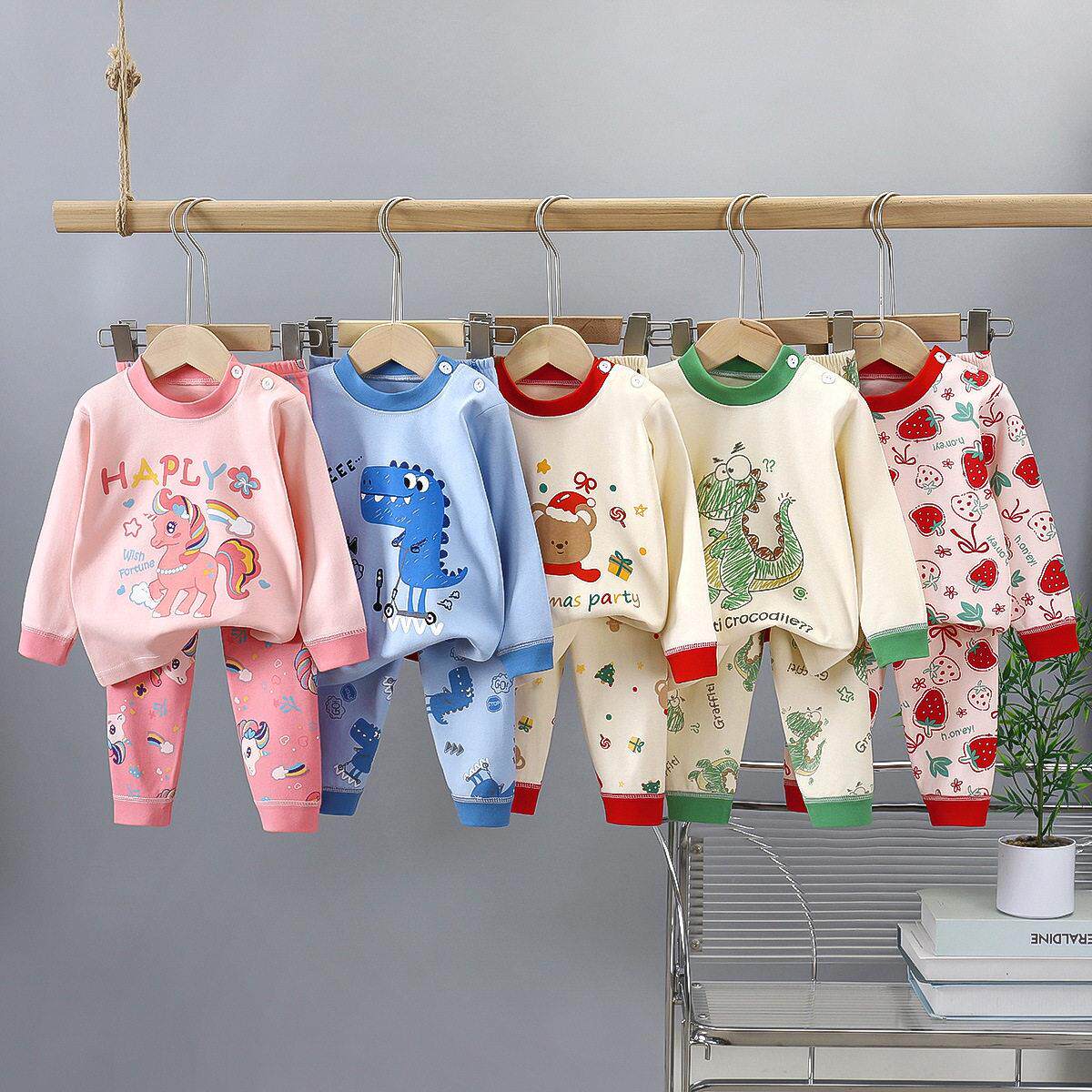 儿童内衣套装纯棉男童秋衣秋裤宝宝衣服保暖女童家居服秋装童装