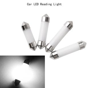 閱讀燈 雙尖透管陶瓷 41mm 汽車LED COB 車頂燈