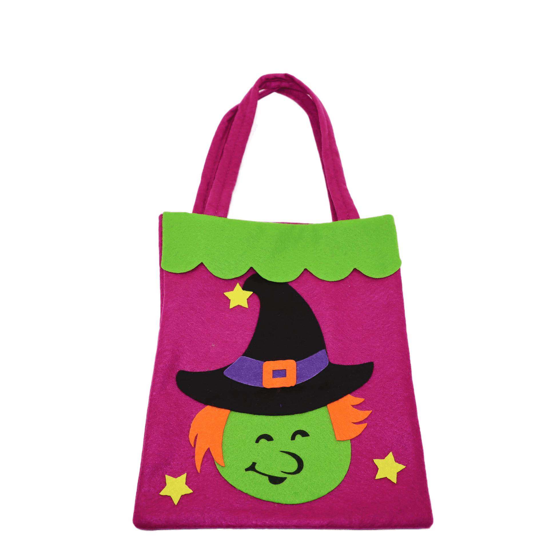 鬼节儿童礼物万圣节糖果袋道具袋子厂家 万圣节手提无纺布袋