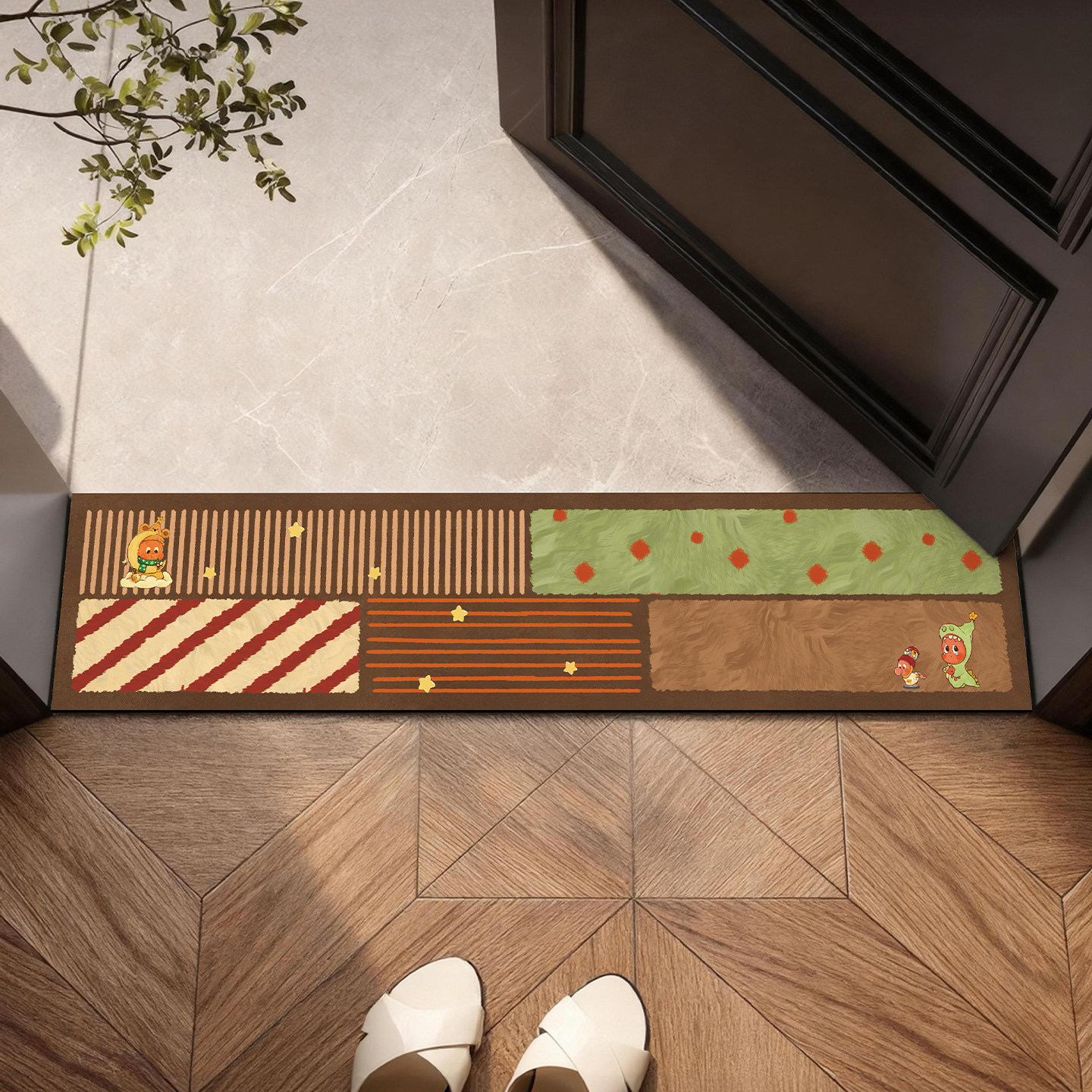 门槛石门口地垫过门石极窄长条地毯浴室卫生间垫子硅藻泥吸水脚垫