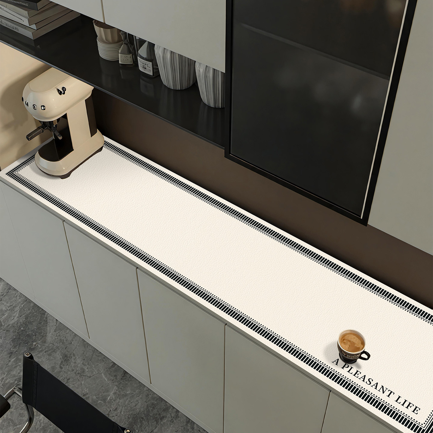 餐边柜垫子简约大气保护垫电视柜桌垫防尘入户鞋柜桌面玄关鞋柜垫,居家布艺,桌布,淘宝优惠券,粉丝福利购,淘宝优惠卷