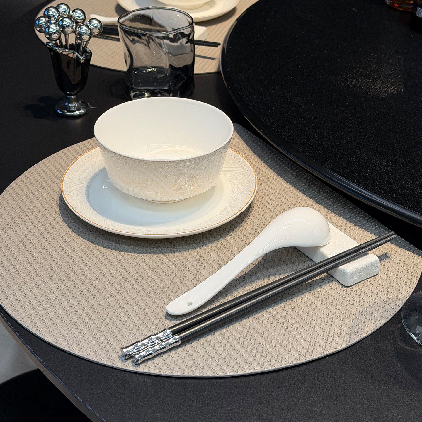 GULAN古兰餐垫防油防水免洗高级感轻奢高端皮革餐盘垫样板房装饰,居家布艺,餐垫,淘宝优惠券,粉丝福利购,淘宝优惠卷