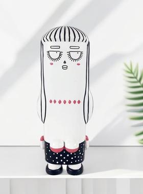 简约卡通表情包创意卡通客厅卧室桌面电视柜艺术装饰品摆件